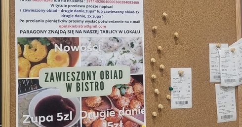 Akcja "Zawieszony obiad" działa w Opolu