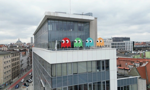 Katowice. Pixel art, czyli nietypowe dzieła sztuki na ulicach miasta
