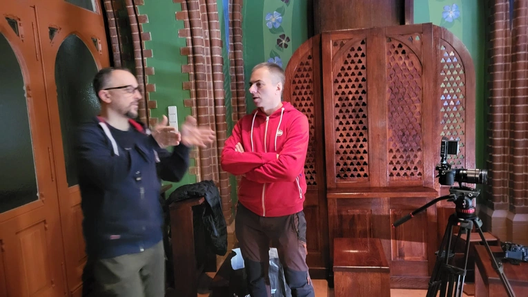 Film o ks. Jerzym Marszałkowiczu - na planie 