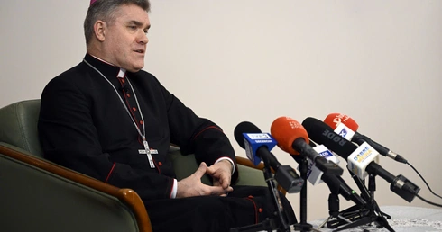 Przedświąteczne spotkanie z mediami w domu biskupim