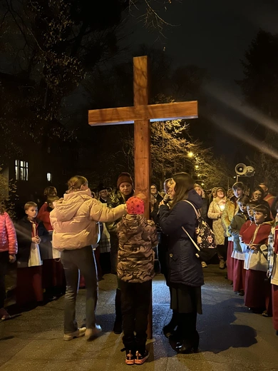 Droga Krzyżowa ulicami osiedla Krzyki we Wrocławiu