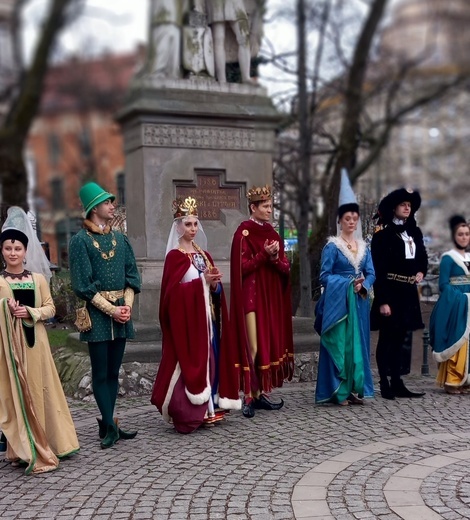 Happening Baletu Cracovia Danza - śladami Królowej Jadwigi