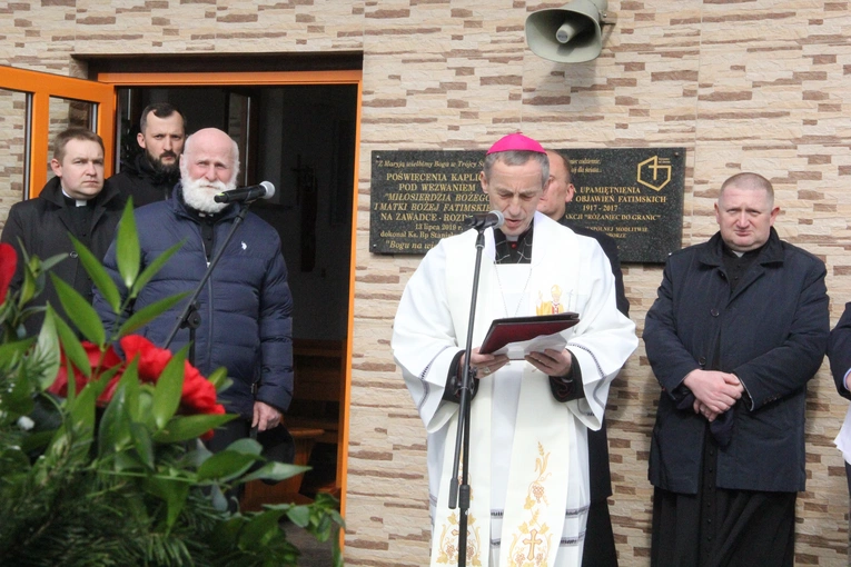 Tęgoborze. Pomnik dla mieszkańców Zawadki