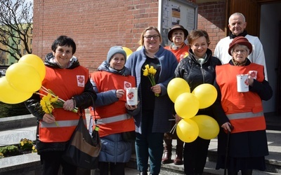 Pieniądze zbierali wolontariusze radomskiej Caritas.