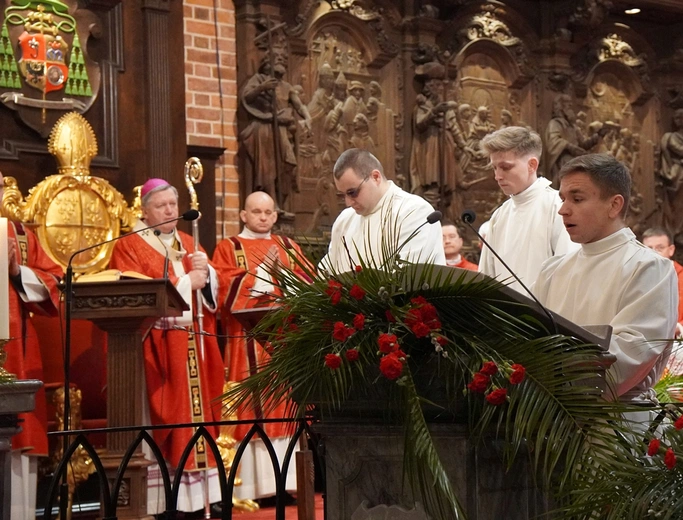 Niedziela Męki Pańskiej, zwana Niedzielą Palmową, na Ostrowie Tumskim