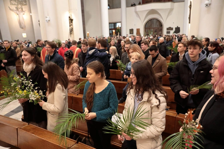 Niedziela Palmowa w katowickiej katedrze