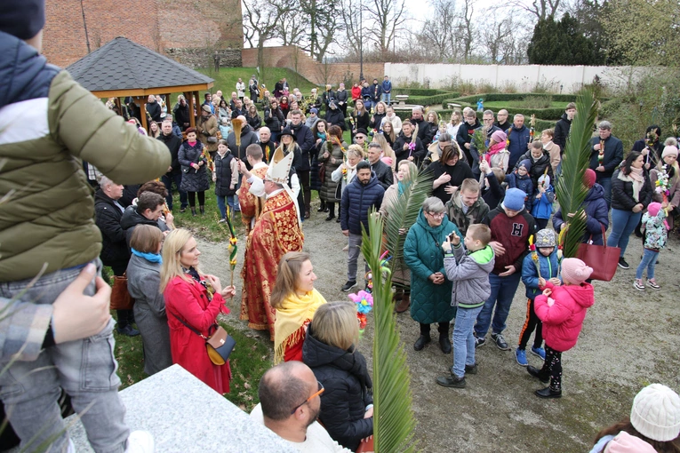 Płock. Niedziela Palmowa w katedrze