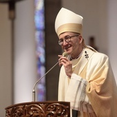 Abp Adrian Galbas po raz pierwszy przewodniczył Mszy Krzyżma.