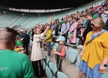 Święconka na wrocławskim stadionie Śląska Wrocław