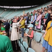 Święconka na wrocławskim stadionie Śląska Wrocław