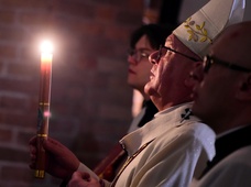 Liturgia Wigilii Paschalnej - konkatedra św. Jakuba w Olsztynie