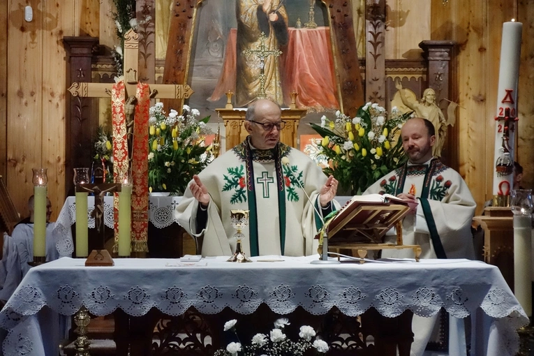 Procesja rezurekcyjna w Kościelisku 