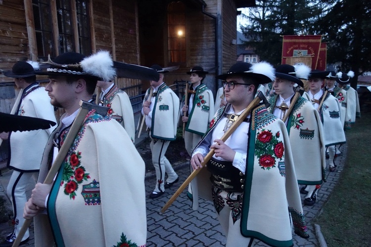 Procesja rezurekcyjna w Kościelisku 