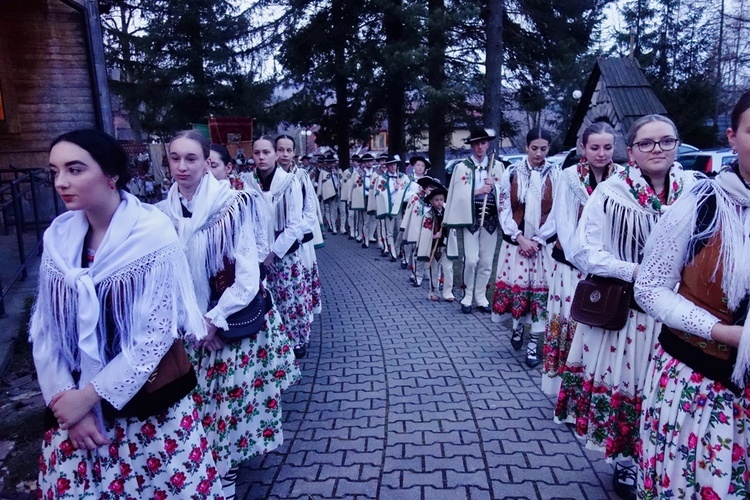 Procesja rezurekcyjna w Kościelisku 