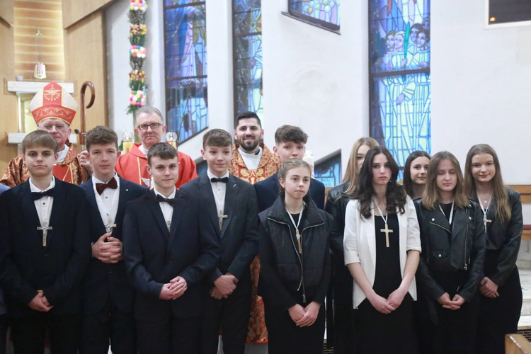 Bierzmowanie w Łososinie Dolnej 2024