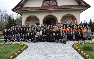 W dniu skupienia uczestniczyło 148 harcerzy.