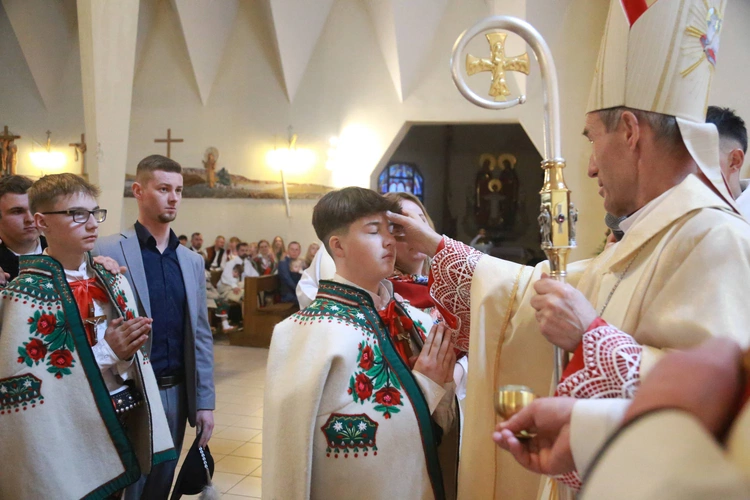 Bierzmowanie w Tylmanowej