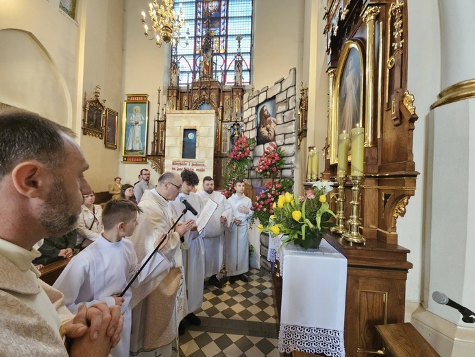 Obraz Jezusa Miłosiernego w Jadownikach