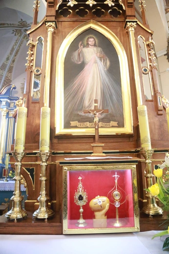 Obraz Jezusa Miłosiernego w Jadownikach