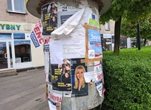 Śląskie. Sprzątanie plakatów po wyborach