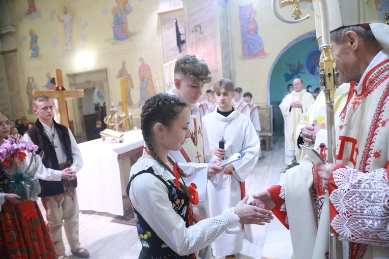 Bierzmowanie w Łącku