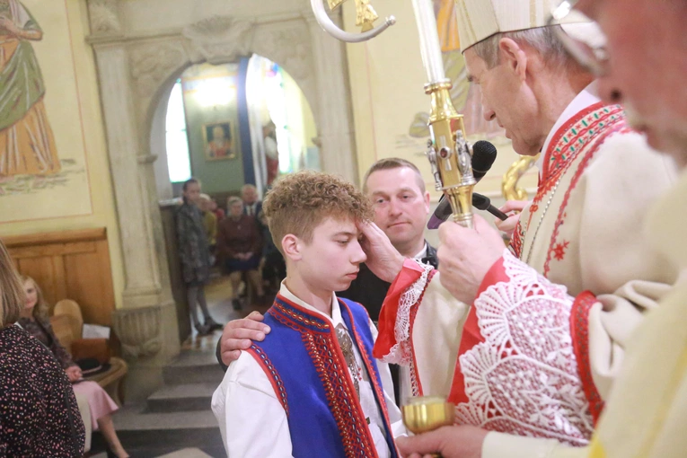 Bierzmowanie w Łącku