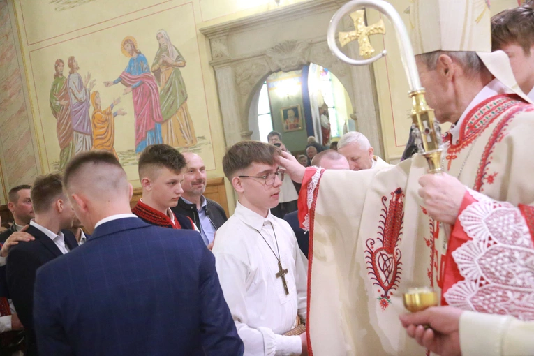 Bierzmowanie w Łącku