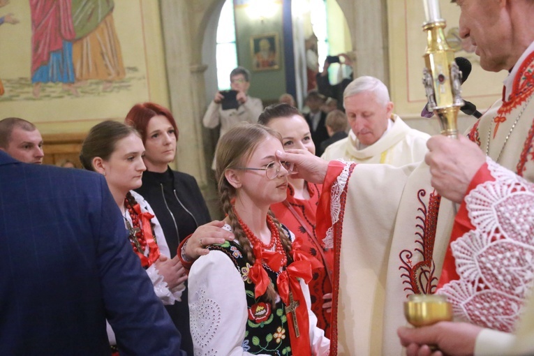 Bierzmowanie w Łącku