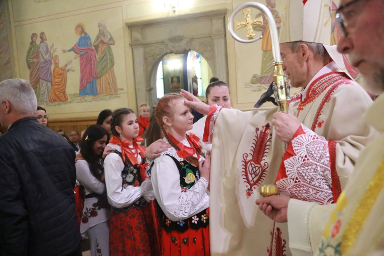 Bierzmowanie w Łącku