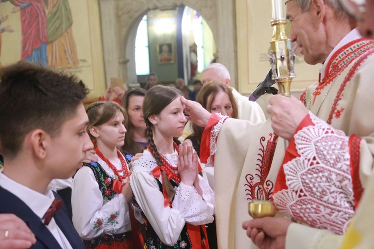 Bierzmowanie w Łącku