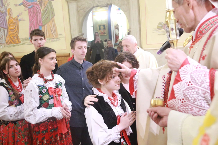 Bierzmowanie w Łącku