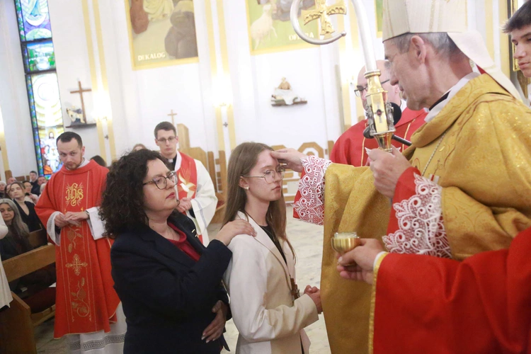 Bierzmowanie w Łukowicy