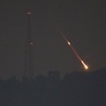 Niebo nad północnm Izraelem w noc irańskiego ataku