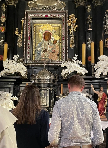 Maturzyści z Limanowej na Jasnej Górze