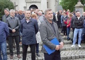 Protest mieszkańców Szymiszowa