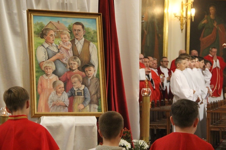 Peregrynacja błogosławionej rodziny Ulmów. Stacja - Grybów