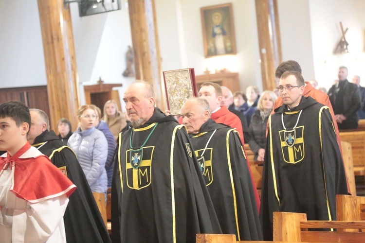 Rozpoczęcie peregrynacji obrazu bł. rodziny Ulmów w parafii Tęgoborze