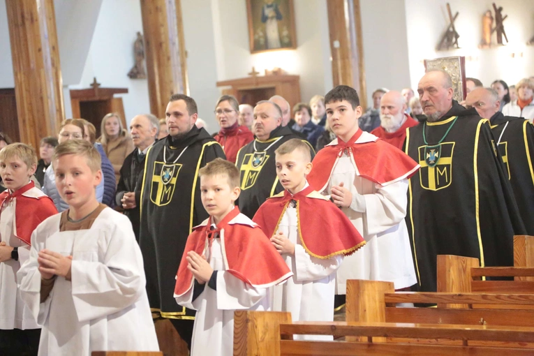 Rozpoczęcie peregrynacji obrazu bł. rodziny Ulmów w parafii Tęgoborze