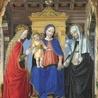 Ambroggio Bergognone Maryja z Dzieciątkiem i świętymi  olej na desce, ok. 1490 National Gallery, Londyn