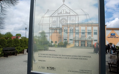 Wałeckie Centrum Kultury stoi w miejscu, w którym znajdowała się synagoga i cmentarz.