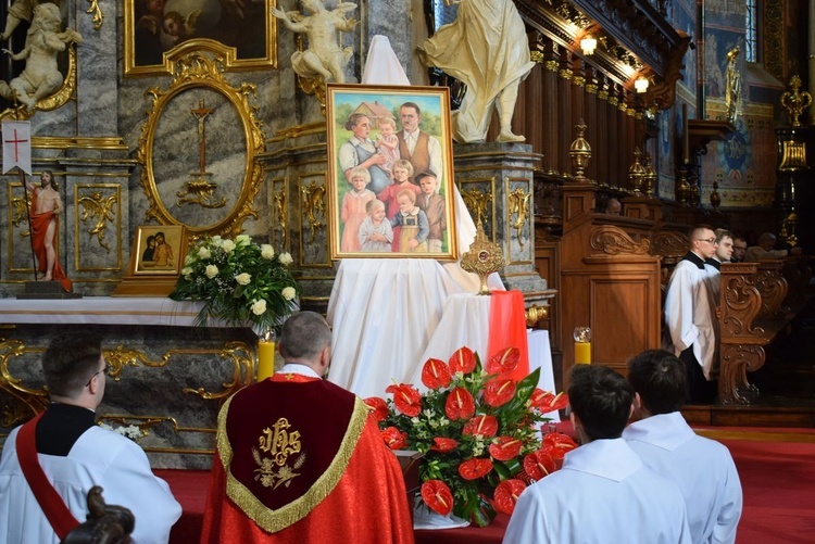 Relikwie bł. rodziny Ulmów w Sandomierzu