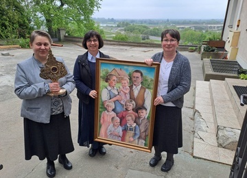 Relikwie bł. rodziny Ulmów peregrynowały po domach zakonnych