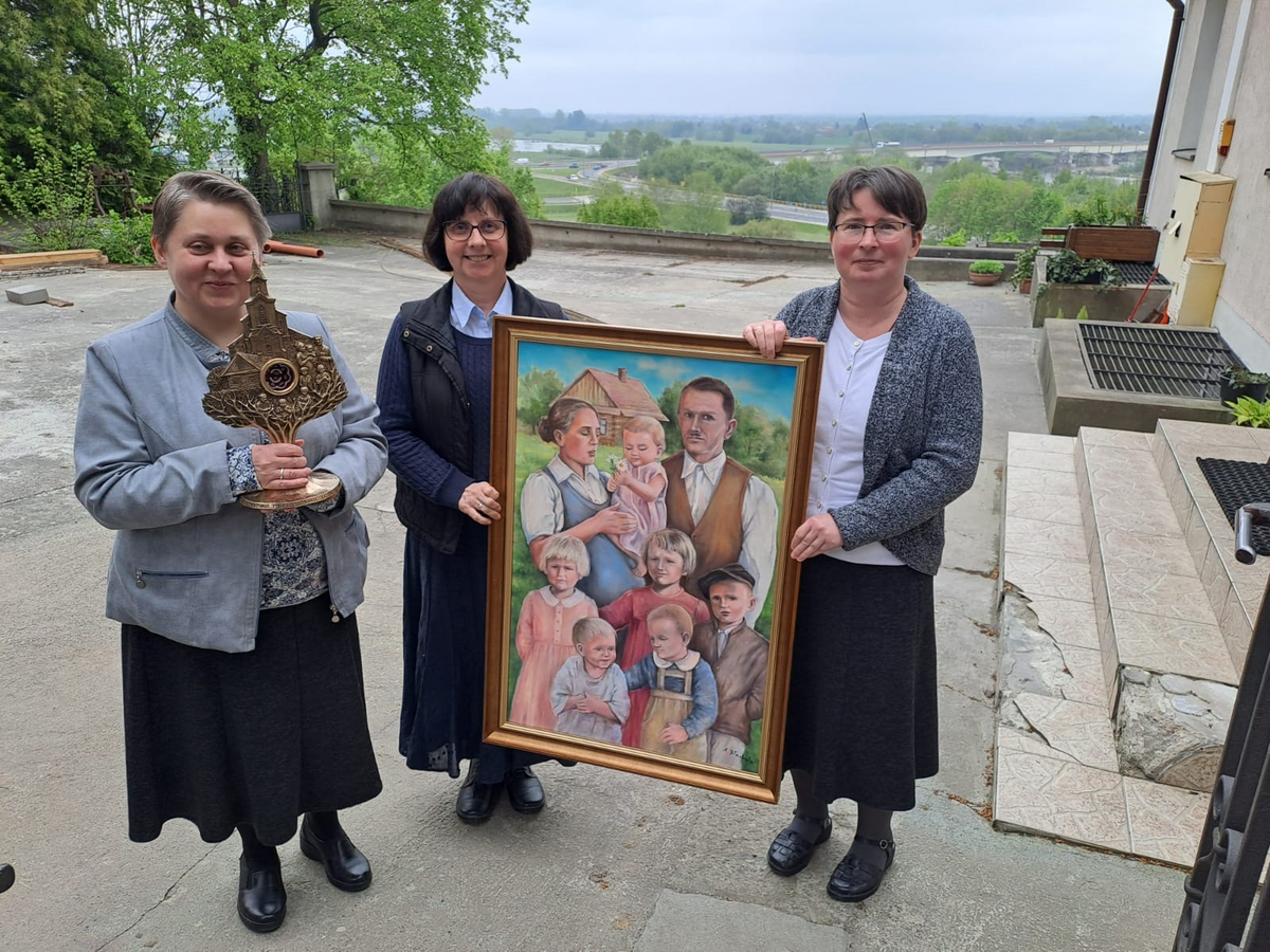 Relikwie bł. rodziny Ulmów peregrynowały po domach zakonnych