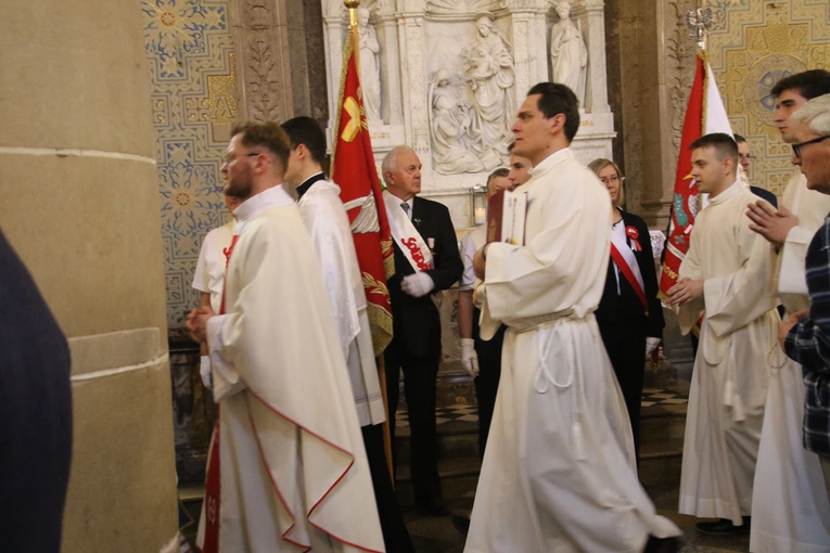 Płock. Święto Trzeciego Maja w katedrze