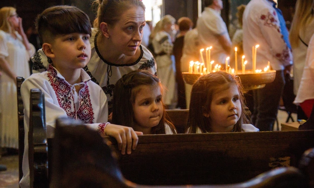 Podczas wielkosobotniego swięcenia pokarmów
