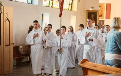 Poświęcenie konfesjonałów u bł. Doroty