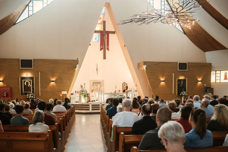 Poświęcenie konfesjonałów u bł. Doroty