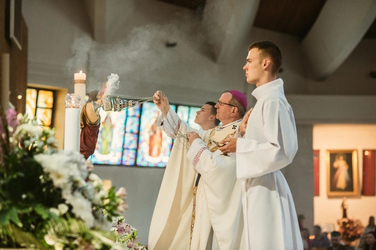 Poświęcenie konfesjonałów u bł. Doroty