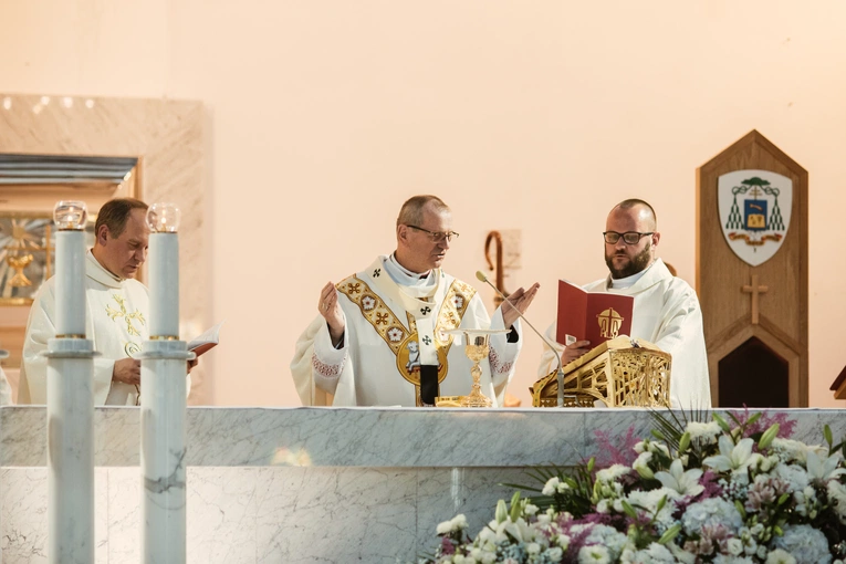 Poświęcenie konfesjonałów u bł. Doroty