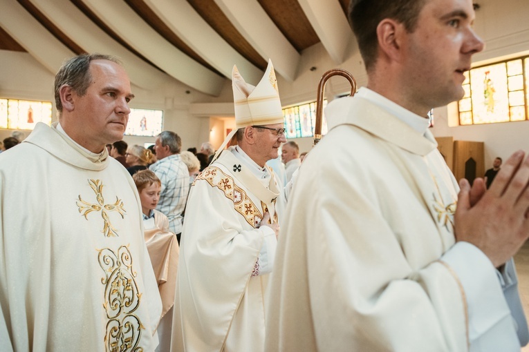 Poświęcenie konfesjonałów u bł. Doroty